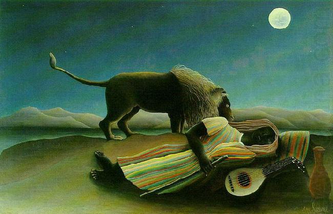 The Sleeping Gypsy, Henri Rousseau